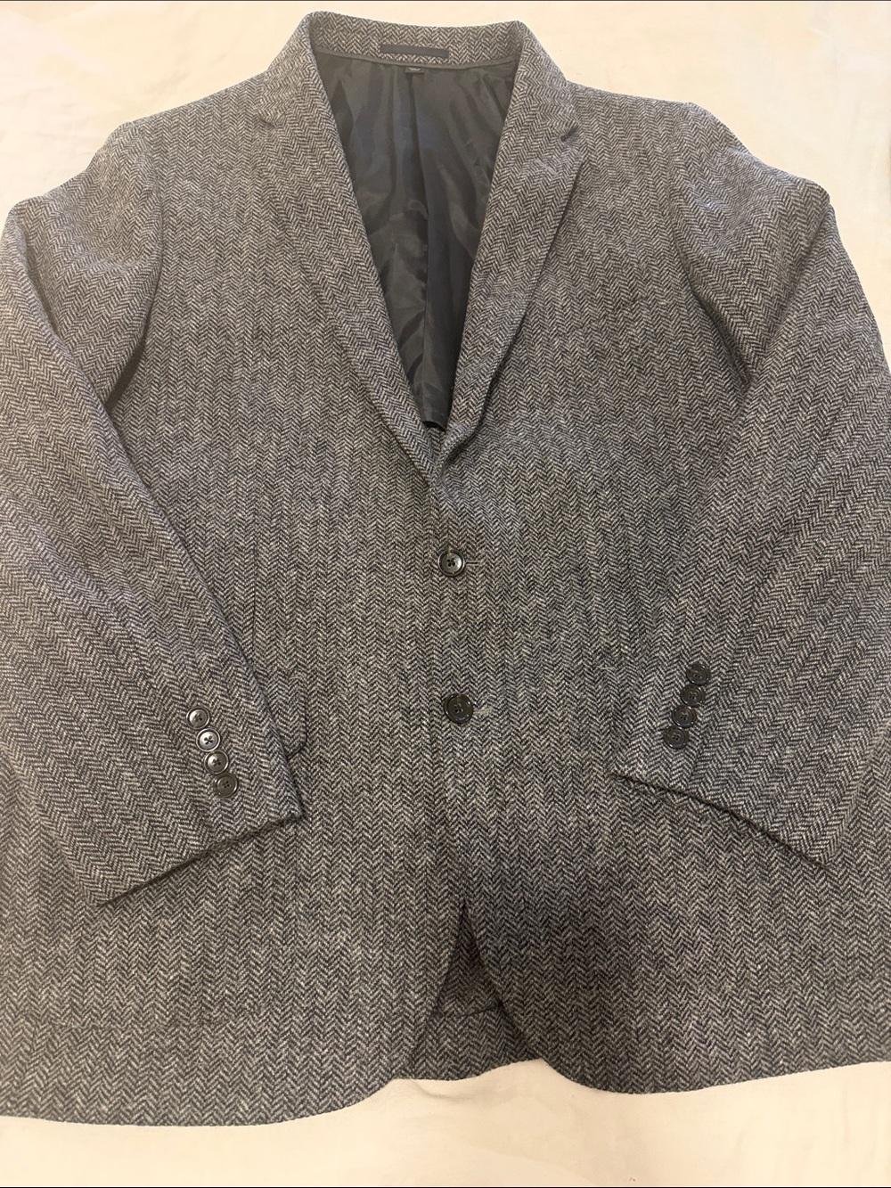 J. Crew Gray Herringbone Sport Coat